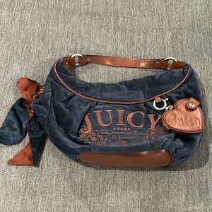 Juicy Couture velvet shoulder bag